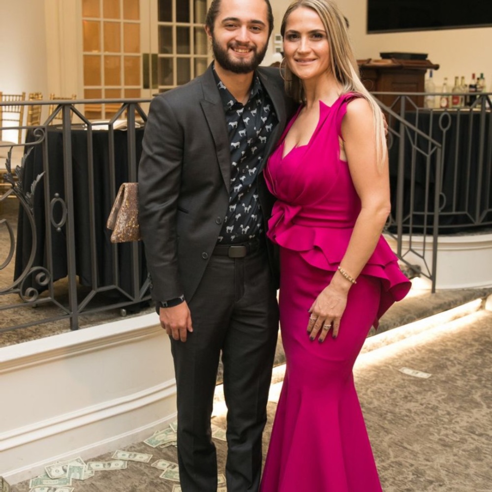 MNM Fusia evening gown